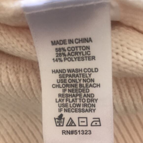 1. State Cold Shoulder Turtleneck Light Pink Lace Up Sleeve Women's Size XXS - Picture 8 of 8